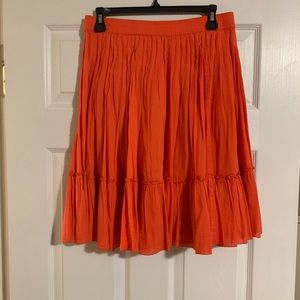 Cotton flare skirt